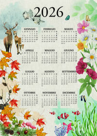 STROFINACCIO FOUR SEASON CALENDARIO DIGITALE 50X70 Tellini S.R.L. Velkoobchodní oblečení